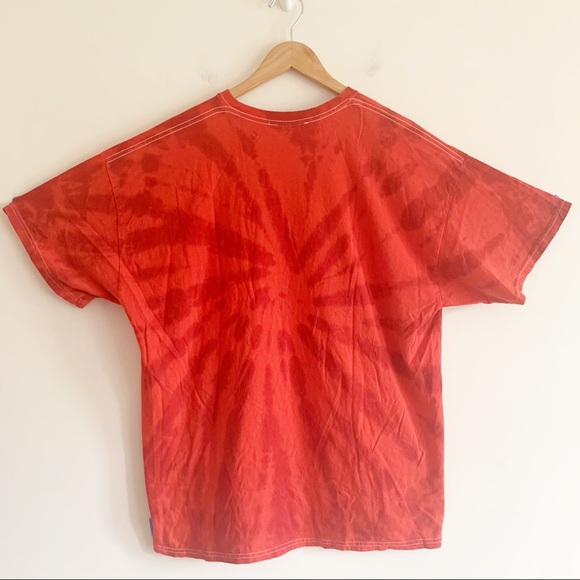 Junk Food LA Tampa Bay Bucs Vintage Logo Red Tie Dye Tee Shirt XL - Picture 2 of 4